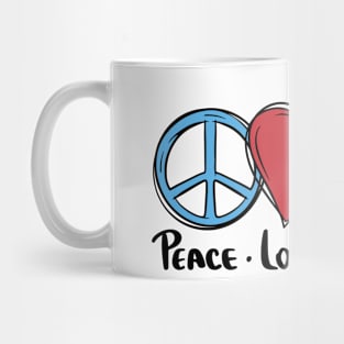 Peace Love Christmas Trio Mug